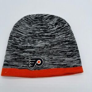 Philadelphia Flyers‎ NHL Fanatics Knit Beanie Gray Orange Winter Hat